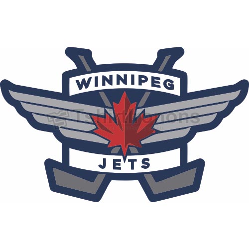 Winnipeg Jets T-shirts Iron On Transfers N379 - Click Image to Close